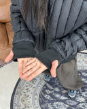 Panel crop duck down lightweight padding