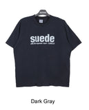 Suede short sleeve t-shirt