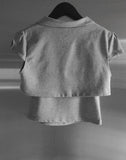 Napoleon Sleeveless Bolero Two-Piece Cardigan