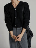 Cable knit cardigan