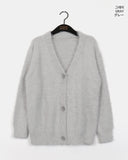 Moselle Wool Angora Boxy Overfit Cardigan