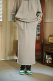 Fatigue Rose Sweat Long Skirt