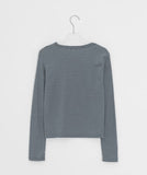 Takan Stripe Round Long Sleeve Tee
