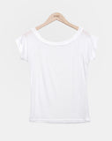 Blem Off-shoulder Short Sleeve T-shirt