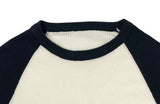 Dutz Raglan Color Matching Slim Fit Long Sleeve Knit