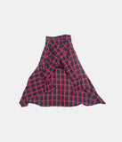 Marina Check Layered Skirt Pants