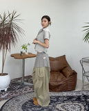 Doniel Balloon Pintuck Pants