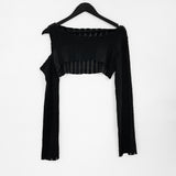 Cher Cut-Out Cropped Knitwear