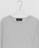 Ripe See-through Dot Three Quarter See-through Layered Tee