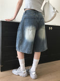 Hetty Side Pintuck Snap Bermuda Pants