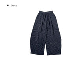 Ser Flower Wide Banding Long Pants