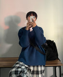 Swed V-neck loose fit knitwear
