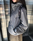 Noken Warmer String Hood Windbreaker