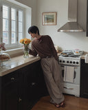 Rodina Two-Tuck Balloon Wide Slacks
