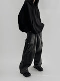 Lucle Wide Cargo Pants