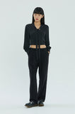 BELL SLEEVE TIE BLOUSE