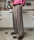 Reeves Side Banding One-Tuck Slacks