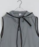 [unisex] Kunds Summer Color Matching Nylon Hood Vest