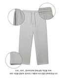 Veil brushed wide sweatpants