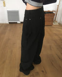 Fur Carpenter Work Pocket Cotton Pants