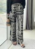 Chillin Bohemian Printed Banding Wide Cool Pants
