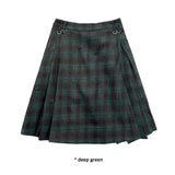 TARTAN CHECK PLEATS SK