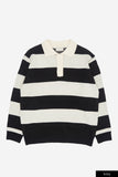Odisha rugby collar wool knit sweatshirt