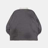 Damage over dirty washed collar t-shirt