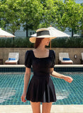 Robenneu Square Frill Monokini (2pcs)