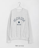 [unisex] Sitchi Florida Lettering Over Sweatshirt