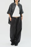 Tag Wide Belted Pants