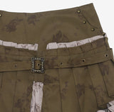 Liman frill belt skirt