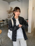 Hakuni Button Denim Over Shirt