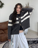 Sandy High Neck Cardigan