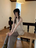 Elo Summer Fabric Banding Long Wide Pants