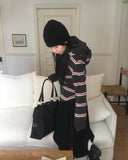 Philan Nylon Stud Big Shoulder Bag