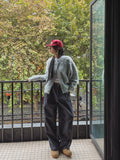 Diano raw balloon denim pants