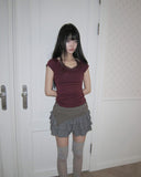 Reya Halter Short Sleeve T-shirt