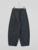 Podan Raw Denim Balloon Wide Pants