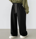 Mink Fleece Brushed Wide Banding Training Pants