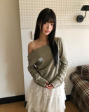 Baru Forever Off-Shoulder Sweatshirt