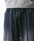 Oblique Cargo Parachute Denim Pants