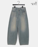 Roju Balloon Wide Denim Pants