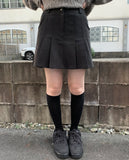 Debyu Pleated Mini Skirt