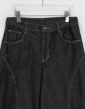 Manker Rivet Raw Denim Balloon Wide Pants
