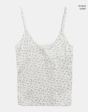 Rugen Incision Flower Sleeveless