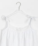 Ronel lace ribbon shirring sleeveless