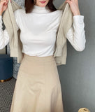 Viero flared midi skirt