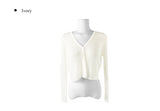Eron Spring Summer Crop Slim Fit Cardigan