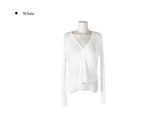 Myou V-neck See-through Button Cardigan